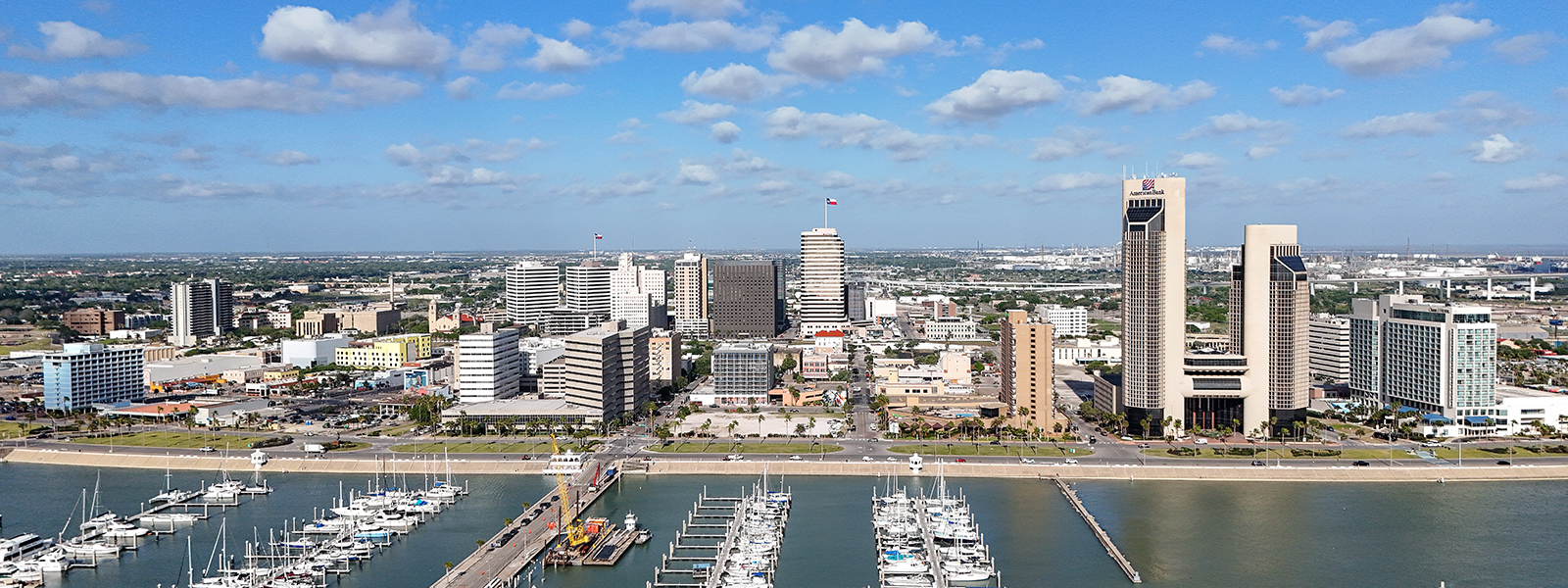Corpus Christi, TX skyline
