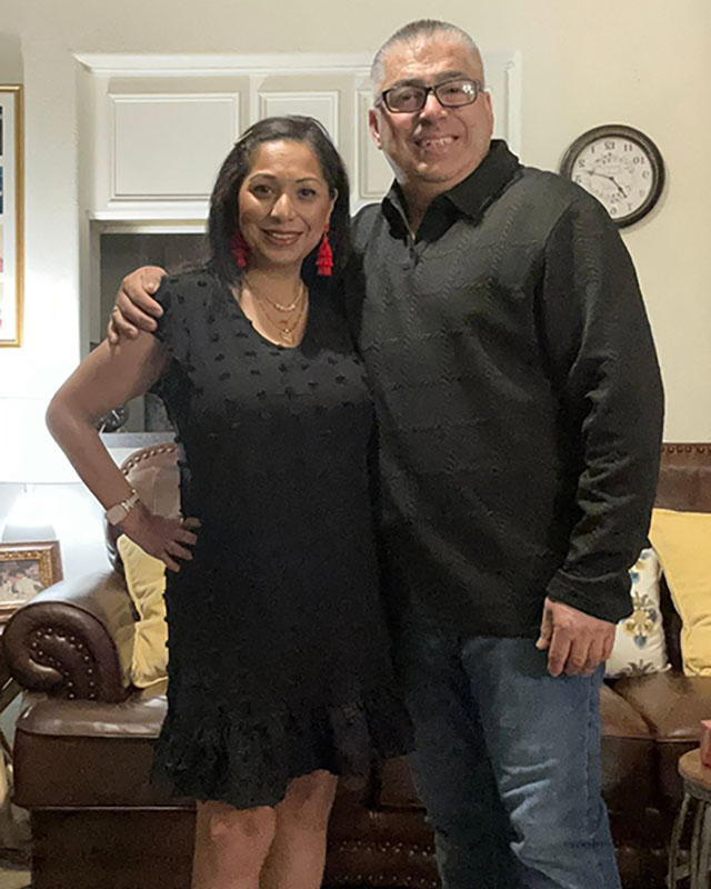 Ann Marie and her husband today, 36 years married